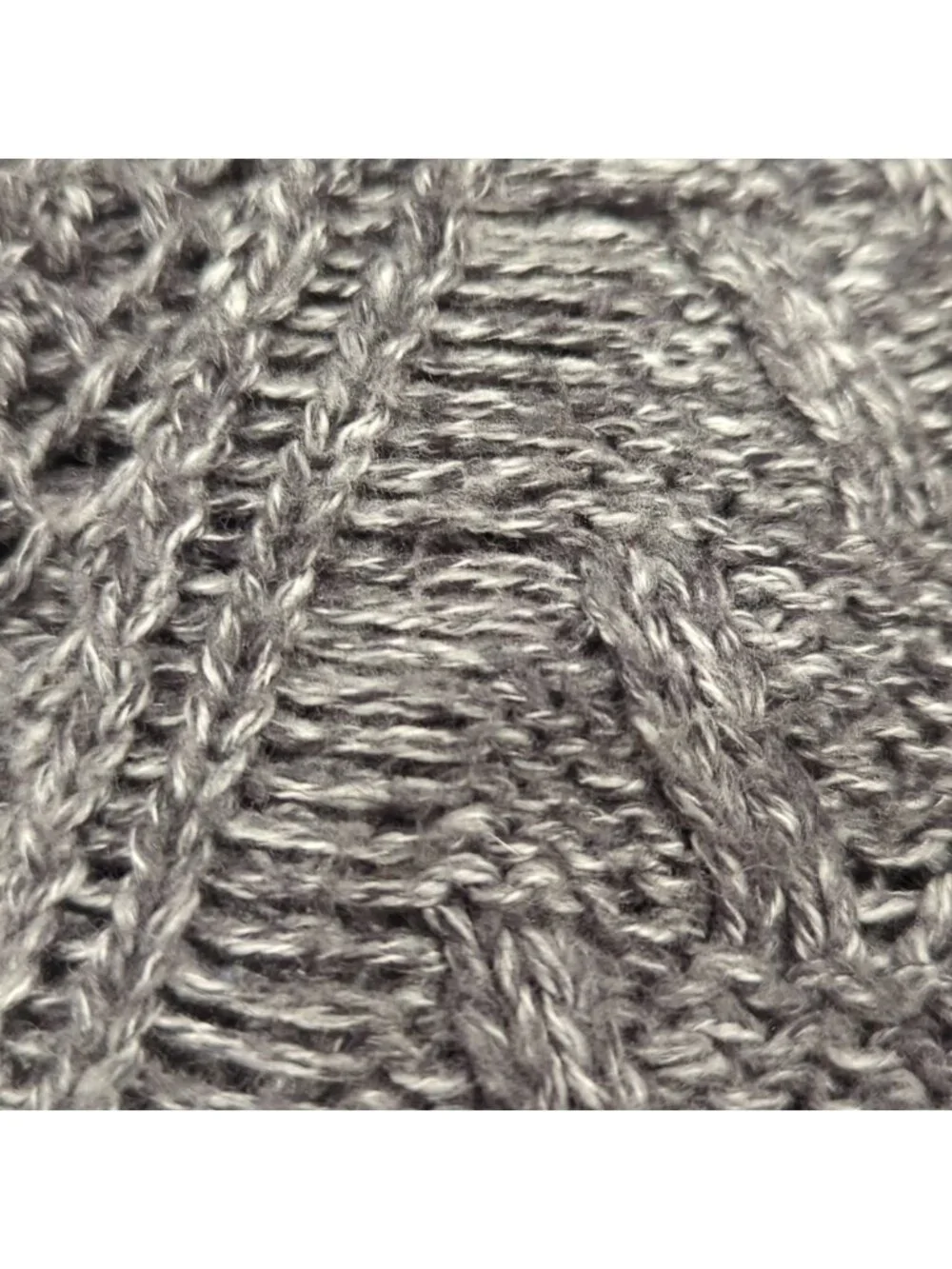 Hollister grey knit neck sweater